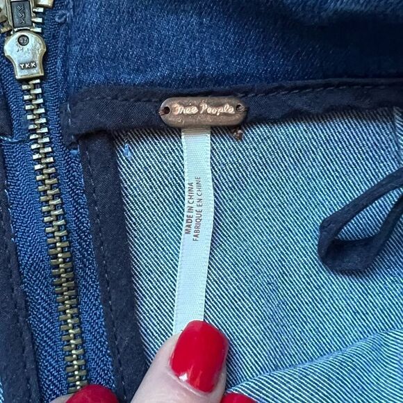 Free people denim skirt nwt - Picture 6 of 6